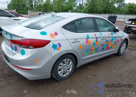 2017 Hyundai Elantra Se из США, поврежденный, VIN 5NPD74LF0HH126703